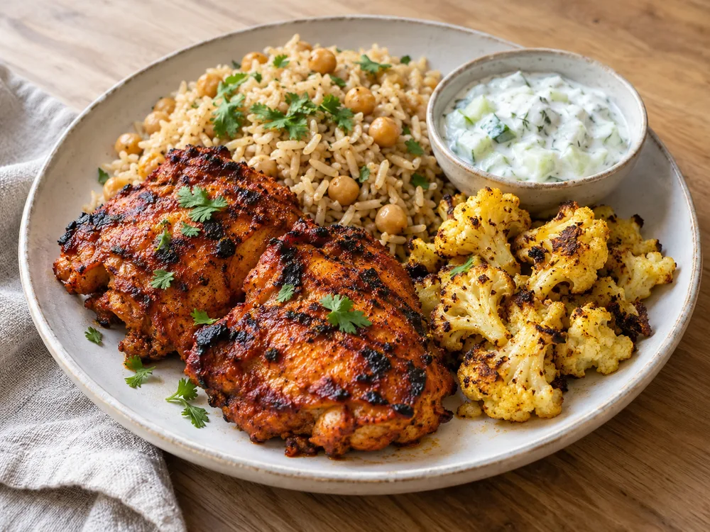 Tandoori chicken thighs